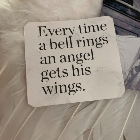 IT'S A WONDERFUL LIFE CLARENCE ORNAMENT*EVERY TIME A BELL RINGS ANGEL GETS WINGS - Picture 3 of 8